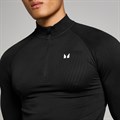 MyProtein - Tempo Pillar Graphic Seamless 1/4 Zip - Black - XL Alternative Image