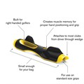 Sklz Golf - Grip Trainer - Black/Yellow - OneSize Alternative Image