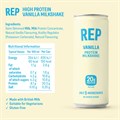 Rep  - Protein Shake - Vanilla - 8 x 250ml Alternative Image
