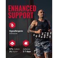Rocktape - Extra Sticky H2O Logo Kinesiology Tape - Black/White - 5cm x 5m Alternative Image