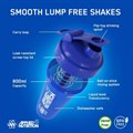 Applied Nutrition - Plastic Shaker - Blue/Blue - 800ml Alternative Image