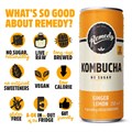 Remedy Drinks - Kombucha - Ginger Lemon - 12 x 250ml Alternative Image