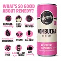 Remedy Drinks - Kombucha - Raspberry Lemonade - 12 x 250ml Alternative Image