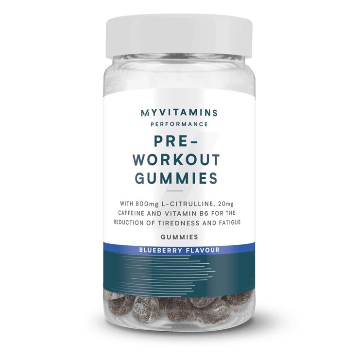 MyProtein -  Pre Workout Gummies - Blueberry - 60 Gummies