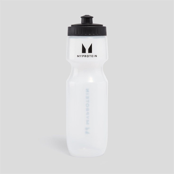 MyProtein - Sports Water Bottle - Clear/Black - 650ml