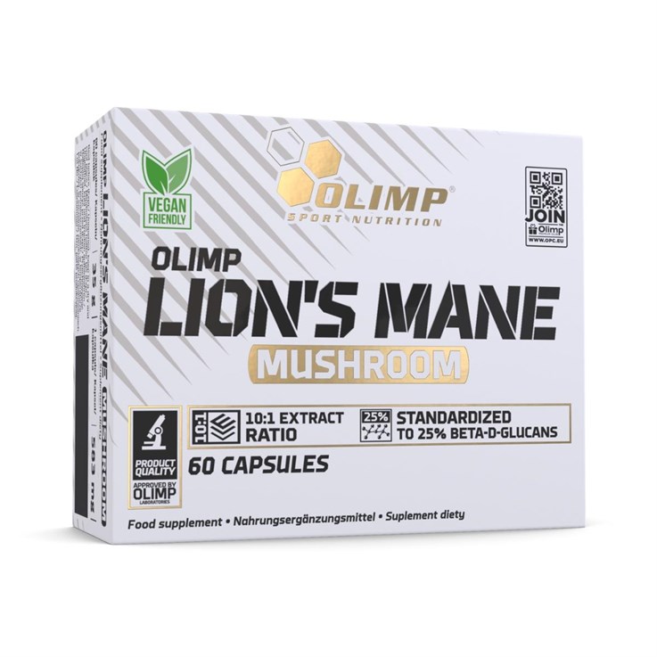 Olimp Laboratories - Lion's Mane Mushroom  - Unflavoured - 60 Capsules