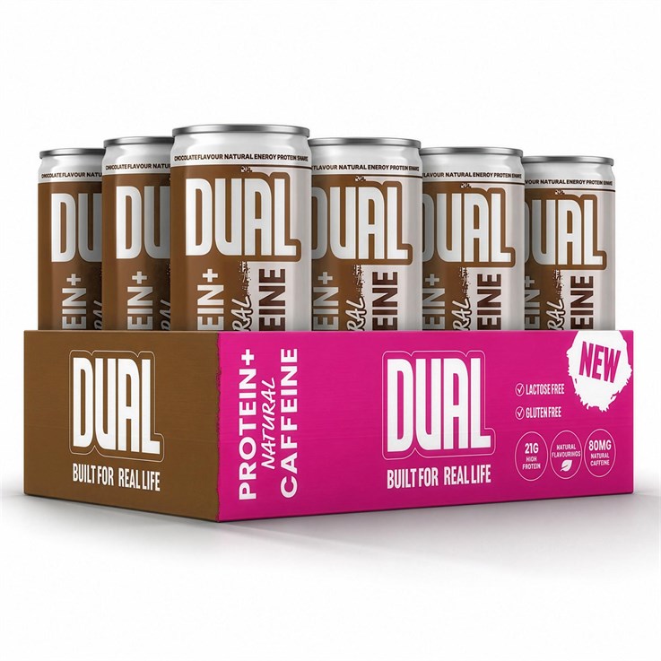 Dual - Protein Energy Shake - Chocolate - 12 x 250ml