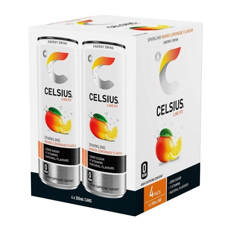 Celsius Fruit Forward - Clean Energy - Mango Lemonade
