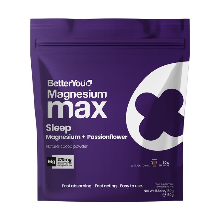 BetterYou - Magnesium Max Sleep Powder - Chocolate  - 160g