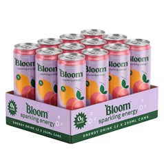 Bloom - Sparkling Energy - Peach Mango - 250ml