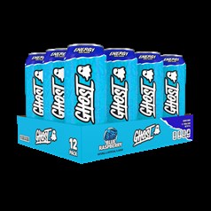 Ghost Lifestyle UK - Energy Drink RTD - Blue Raspberry - 500ml x 12