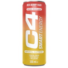 Nutrabolt UK - C4 Smart Energy - 330ml - Red Berry Yuzu - 12x 330ml