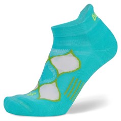 Balega - Enduro No-Show Socks - Turquoise/Lime Punch - Small uk 4-7