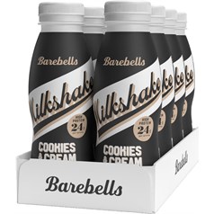 Barebells - Protein Milkshake - Cookies & Cream - 8 x 330ml
