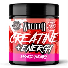Warrior - Creatine Plus Energy - Mixed Berry - 360g
