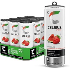 Celsius Fruit Forward - Clean Energy - Strawberry Watermelon - 12 x 355ml
