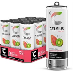 Celsius Fruit Forward - Clean Energy - Kiwi Guava - 12 x 355ml