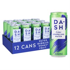 Dash-Water - Flavoured Sparkling Water - Lime - 12 x 500ml