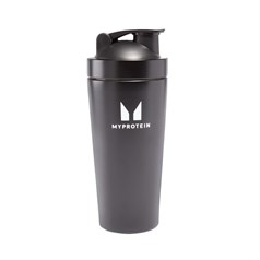 MyProtein - Metal Shaker - Clear/Black - 600ml