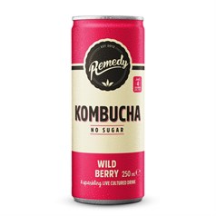 Remedy Drinks - Kombucha - Wild Berry - 12 x 250ml