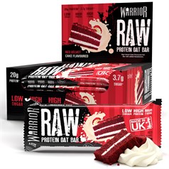 Warrior - Raw Bar - Red Velvet Cake - 12 x 75g