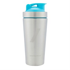 MyProtein - Metal Shaker - Clear/Black - 600ml