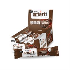 PhD - Smart Bar - Choc Brownie - 12 x 64g