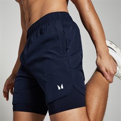 MyProtein - 2-In-1 7" Training Shorts - Navy - XXL