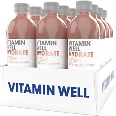 Vitamin Well - Hydrate - Rhubarb & Strawberry - 12 x 500ml