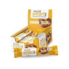PhD - Smart Bar - Milk Choc Hazelnut - 12 x 64g