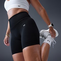 MyProtein - Tempo Seamless Scrunch Shorts - Black - M