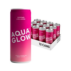 AquaGlow - Collagen Drink - Berry Crush - 12 x 250ML