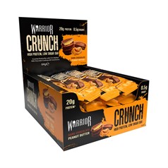 Warrior - Crunch Bar - Dark Choc Peanut - 12 x 64g