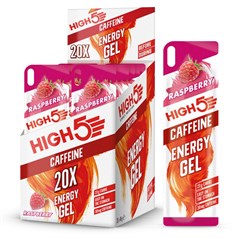 High5 - Energy Gel  Caffeine - Raspberry - 20 x 40g