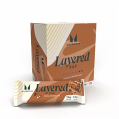 MyProtein - Layered Bar - Triple Chocolate Fudge  - 12x60g