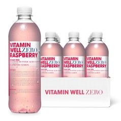 Vitamin Well - Zero - Raspberry - 12 x 500ml
