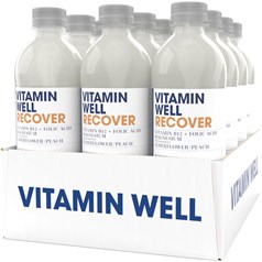 Vitamin Well - Recover - Peach & Elderflower - 12 x 500ml