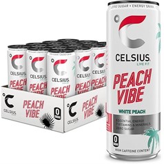 Celsius Vibe - Clean Energy - Peach Vibe - 12 x 355ml