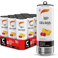 Celsius Fruit Forward - Clean Energy - Raspberry Peach - 12 x 355ml