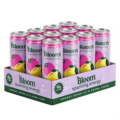 Bloom - Sparkling Energy - Raspberry Lemon - 250ml