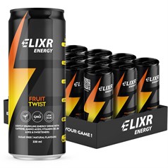 Elixr Energy - Energy Drink - Fruit Twist - 12 x 330ml