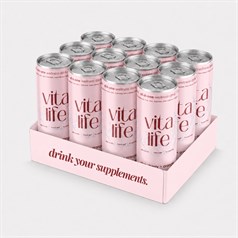 Vitalife - All In One Functional Wellness Drink - Strawberries & Orange - 12 x 330ml