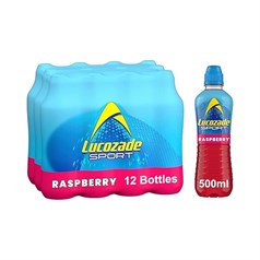 Lucozade Sport - Fuel & Hydration - Raspberry - 12 x 500ml
